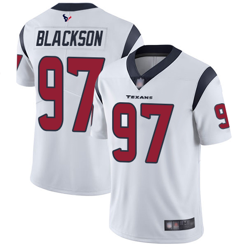 Houston Texans Limited White Men Angelo Blackson Road Jersey NFL Football #97 Vapor Untouchable->youth nfl jersey->Youth Jersey